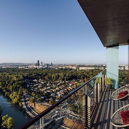Design Apartment With Amazing View Over Vienna 2 Экстерьер фото