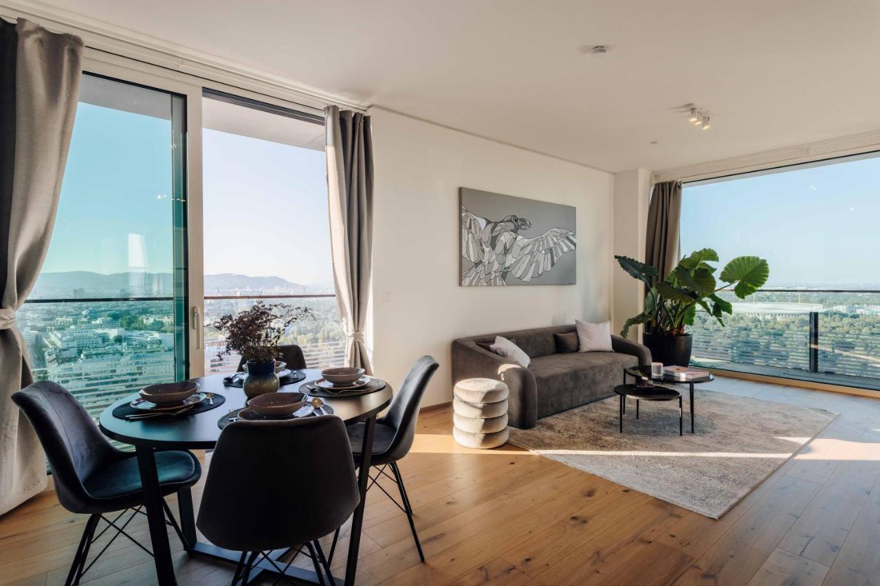 Design Apartment With Amazing View Over Vienna 2 Экстерьер фото