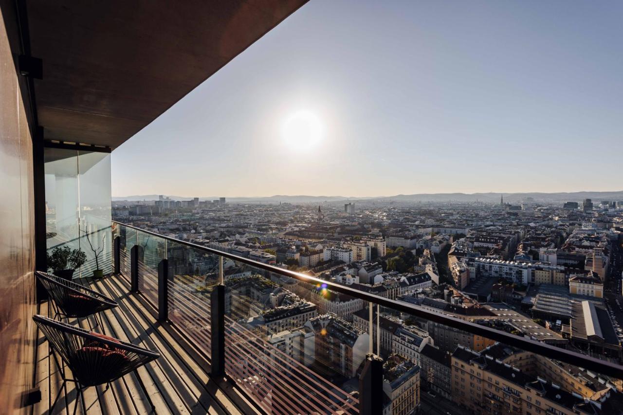Design Apartment With Amazing View Over Vienna 2 Экстерьер фото