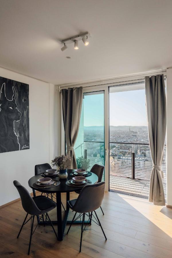 Design Apartment With Amazing View Over Vienna 2 Экстерьер фото